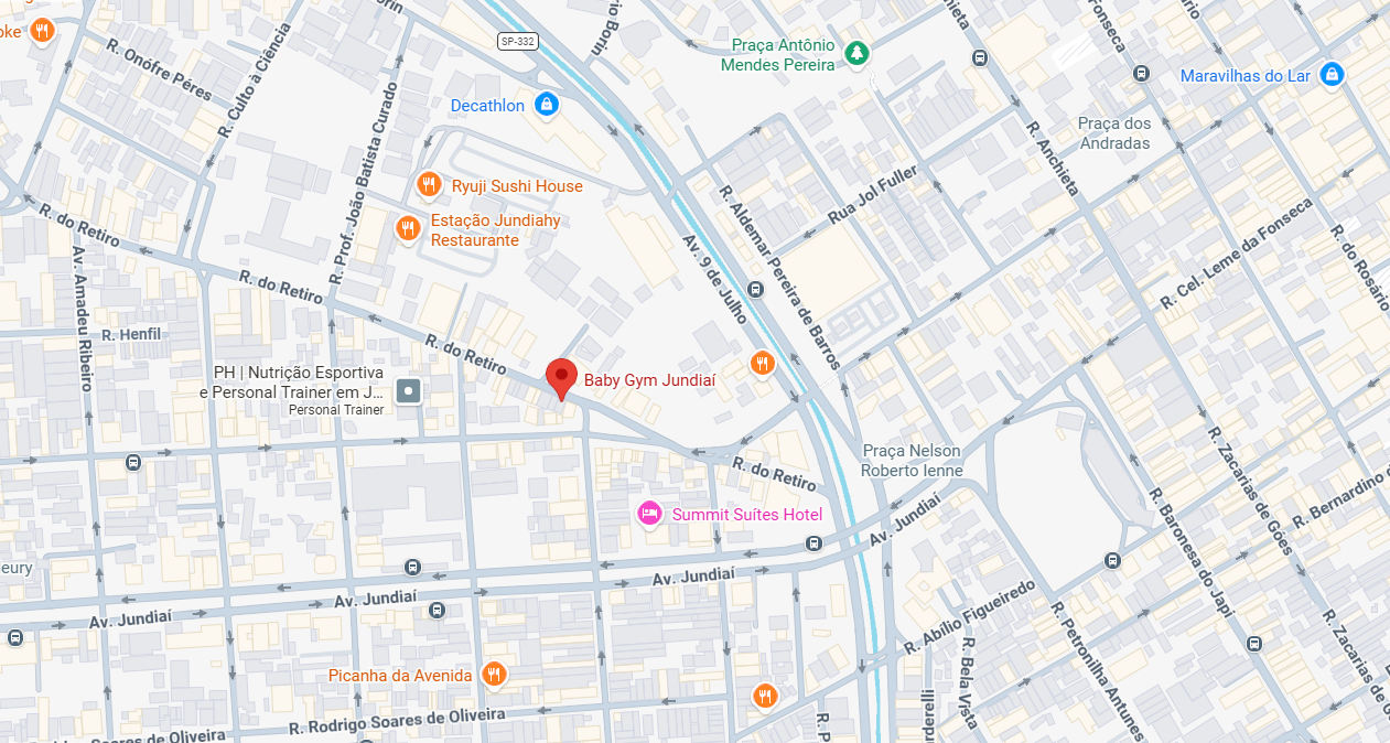 Localização Meu Baby Gym Jundiaí
